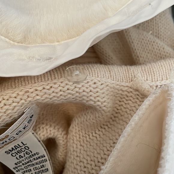 Vintage faux fur collar sweater - Picture 8 of 10